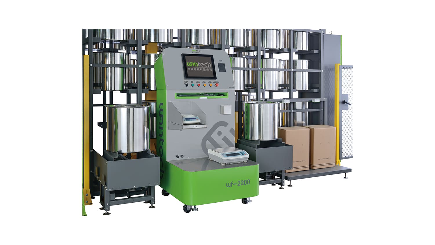 Dye semi-automatic weighing system