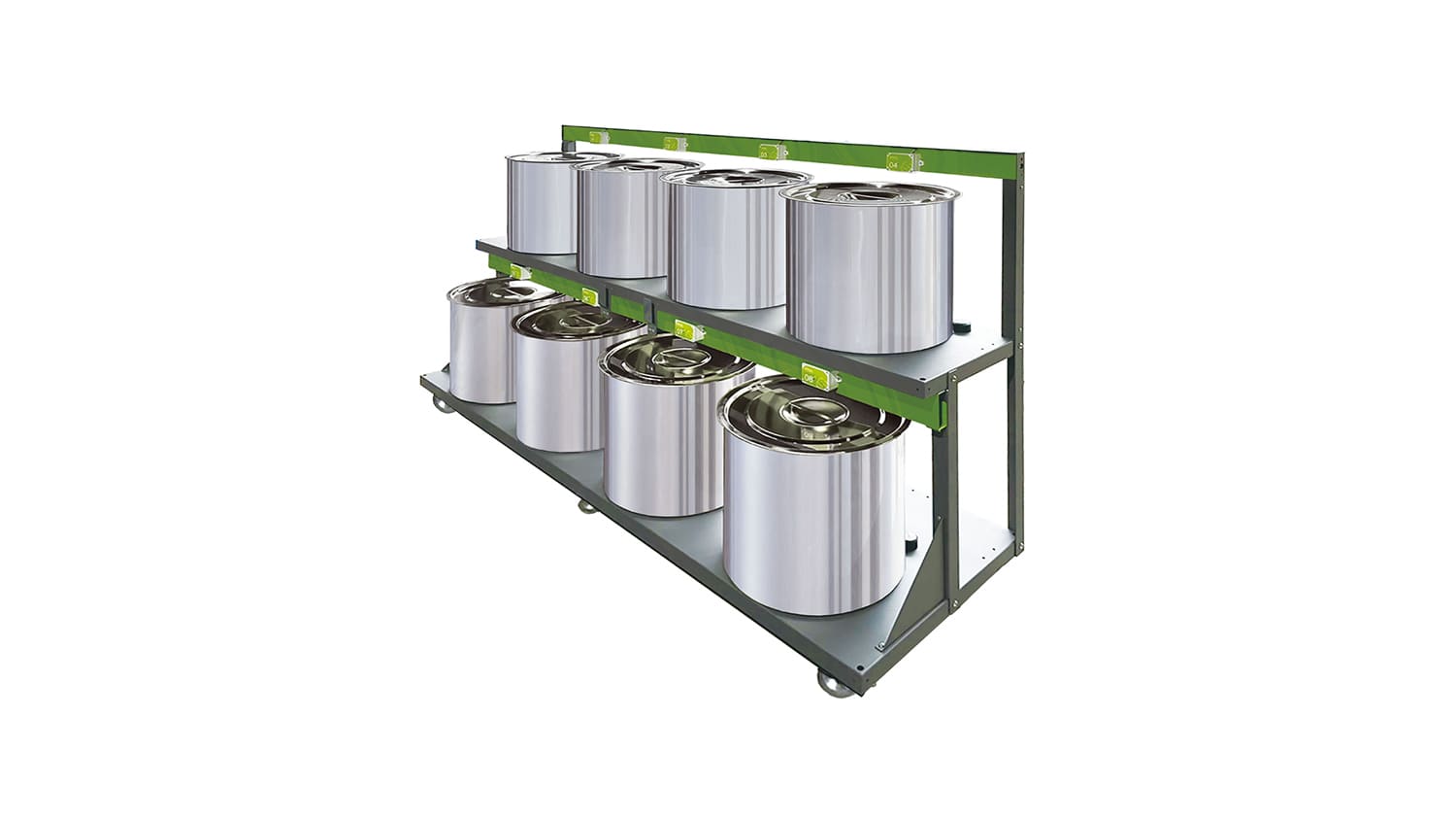 WF-DF-2ST Dye Double Layer Storage Rack (Ladder Type)